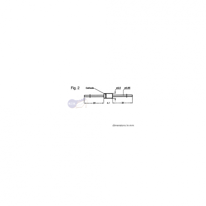 Diodo Zener 5v1 – 1,3w