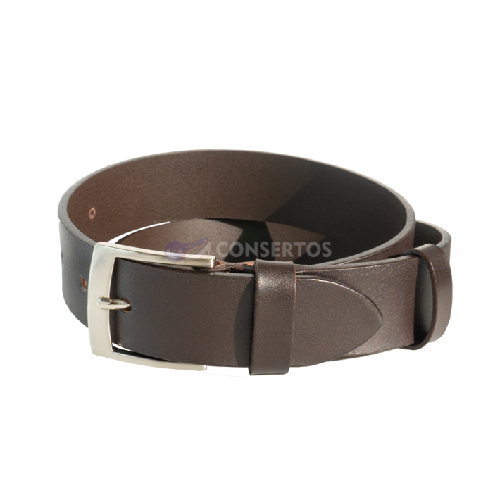 Cinto 100% pele genuína – sem Logo gravado – Castanho