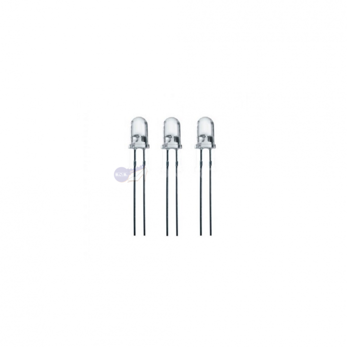 Led 5mm Alto Brilho Laranja Transparente