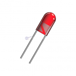 Díodo LED Cor Vermelho 5mm (Trabalhos Manuais) 1,9v